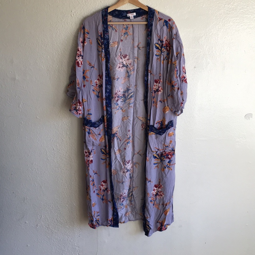 Purple long tunic from target size M